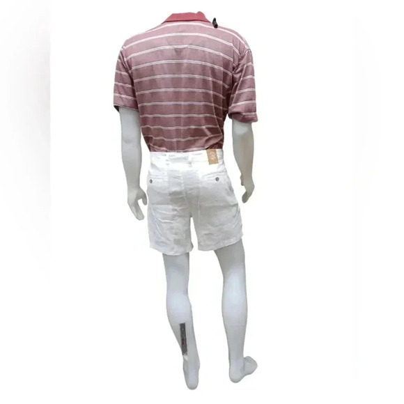 Panama  Jack NWT 100% Linen White Shorts Size 38 - Picture 3 of 8